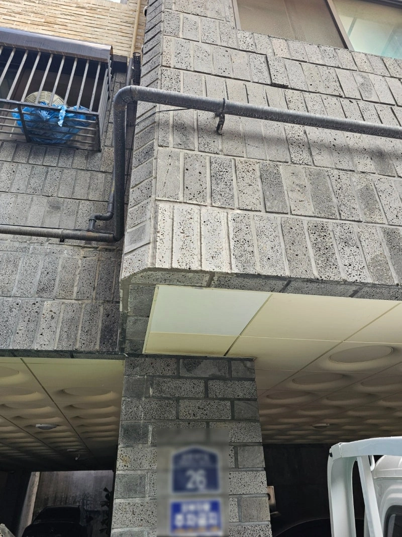 서울 마포구 화단벽 화강석 보수 시공 전