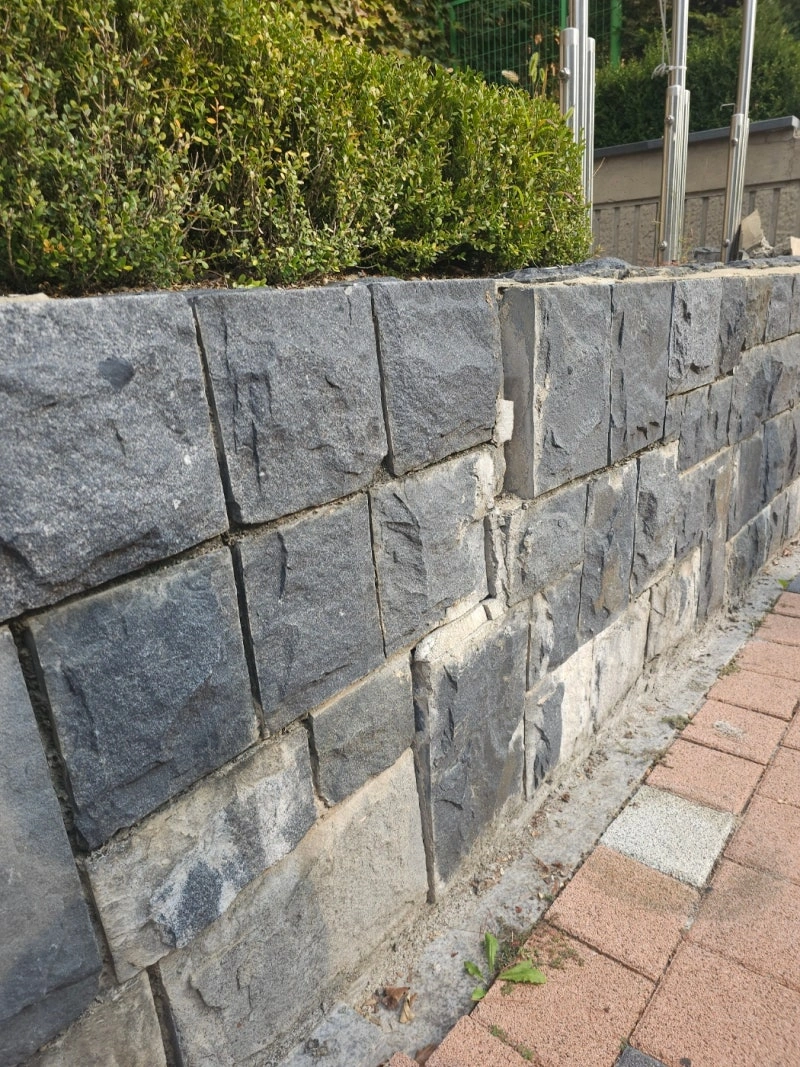 경기 성남시 대리석 기둥 수리 시공 전